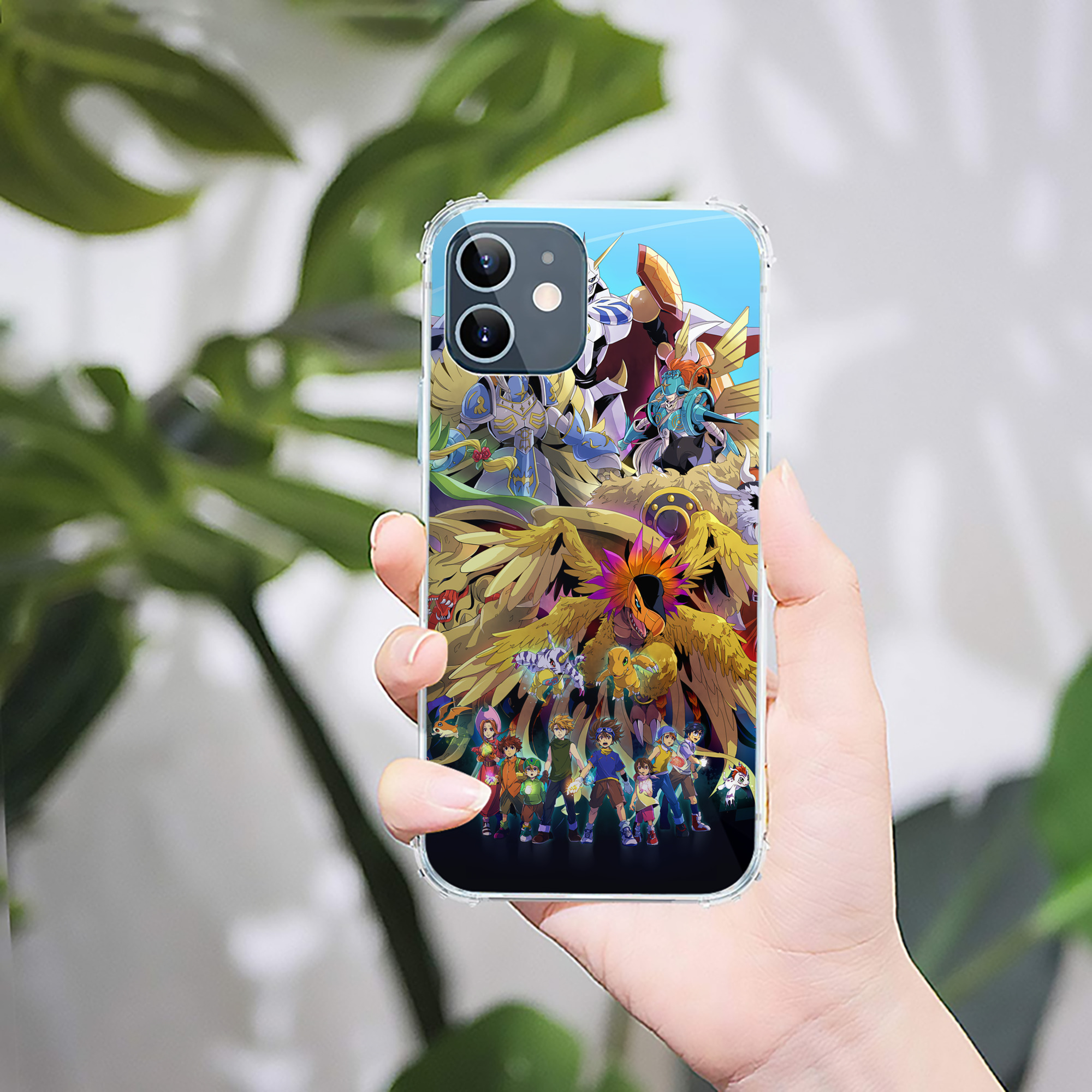 （画像用） Digimon デジタルモンスター/デジモン 【iPhone 12シリーズ対応】透明スマホケース（クリアソフトケース）